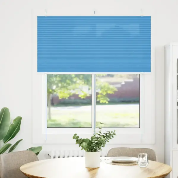 Plisseeritud ruloo privaatsuseks, sinine, 120 x 150 cm, kanga laius 119,4 cm – 2