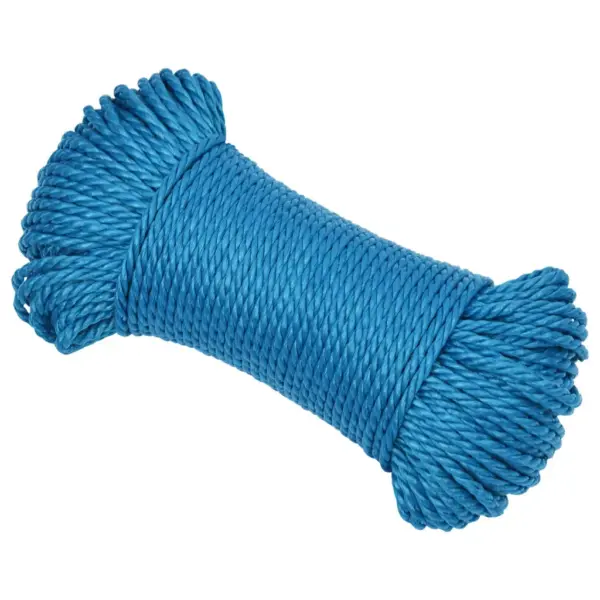 Punutud sinine töököis, polüpropüleen, 3 mm, 50 m – 2