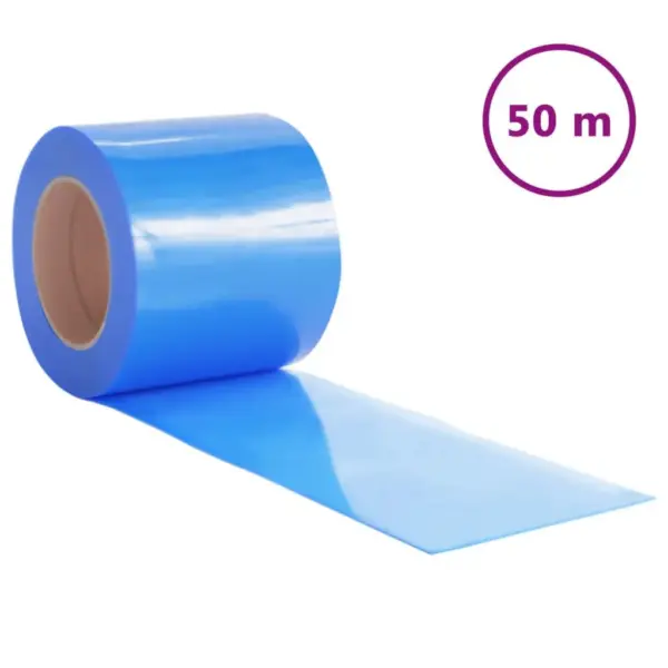 Sinine PVC ukseribakardina rull, 200 mm x 1,6 mm, 50 m – 2