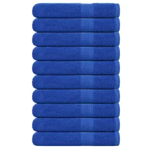 Rätikukomplekt FROGN, sinine, 10 tk, 100 x 200 cm, 360 g/m²