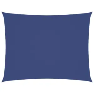 Ristkülikukujuline veekindel päikesepuri sinine, oxford-kangas, 6 x 7 m