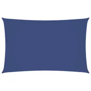 Veekindel sinine ristkülikukujuline päikesepuri, oxford-kangas, 4 x 7 m