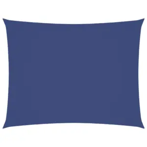 Veekindel ristkülikukujuline päikesepuri, sinine Oxford-kangas, 5 x 7 m