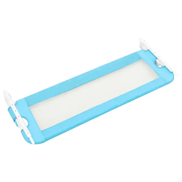 Voodipiire väikelapse voodile läbipaistva võrguga, sinine, 120 x 42 cm – 4