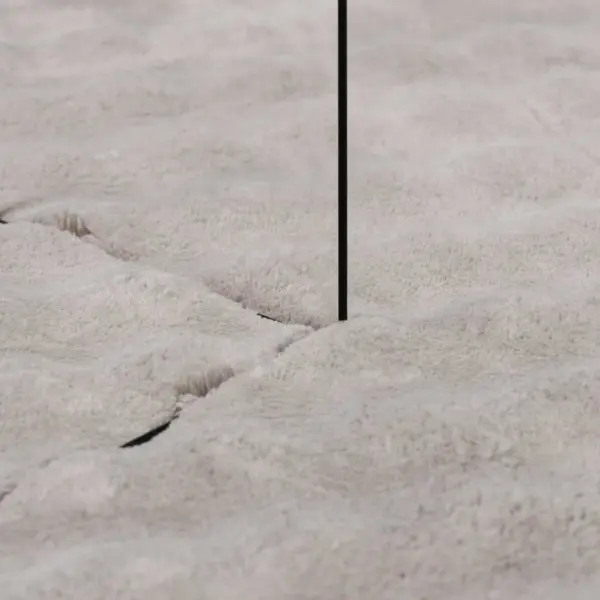 Pehme libisemisvastane alavaip Sirolo, liivakarva polüster, 200 x 140 cm – 6