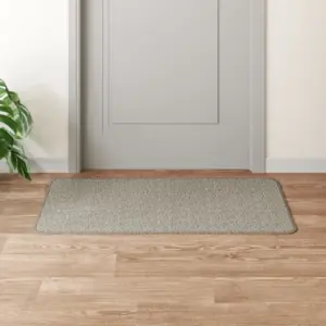 Sisalise välimusega esikumatt, platina, 50 x 100 cm