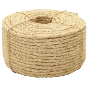 Sisalköis 100% sisal, pruun, 10 mm, 250 m rull