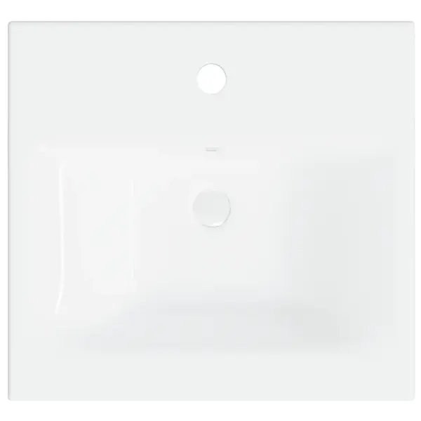 Sisseehitatud keraamiline vannitoavalamu kraaniga, valge, 42 x 39 x 18 cm – 8