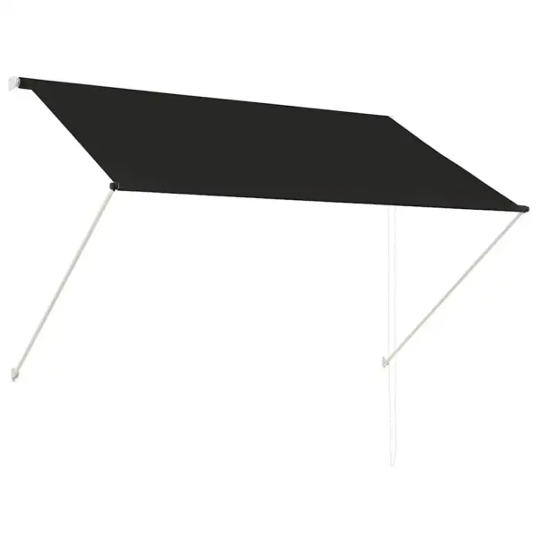 Sissetõmmatav varikatus akendele ja terrassile, antratsiithall, 200 x 150 cm – 2