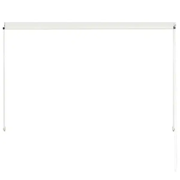 Sissetõmmatav käsitsi juhitav varikatus akendele ja terrassile, kreemjasvalge, 200 x 150 cm – 4