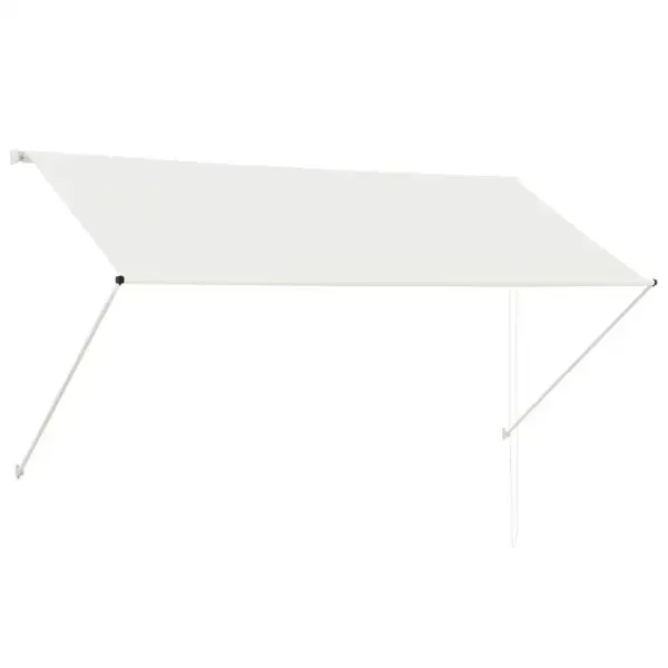 Sissetõmmatav varikatus akendele ja terrassile, kreemjasvalge, 250 x 150 cm – 2