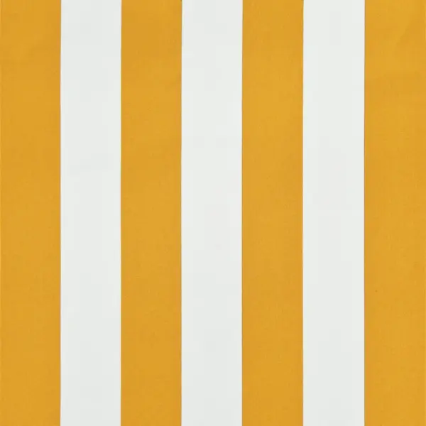 Sissetõmmatav varikatus akendele ja terrassile, 350 x 150 cm, kollane ja valge – 6