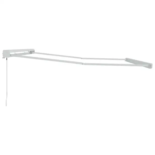 Sissetõmmatava varikatuse raam, valge alumiinium, 500 x 300 cm – 5