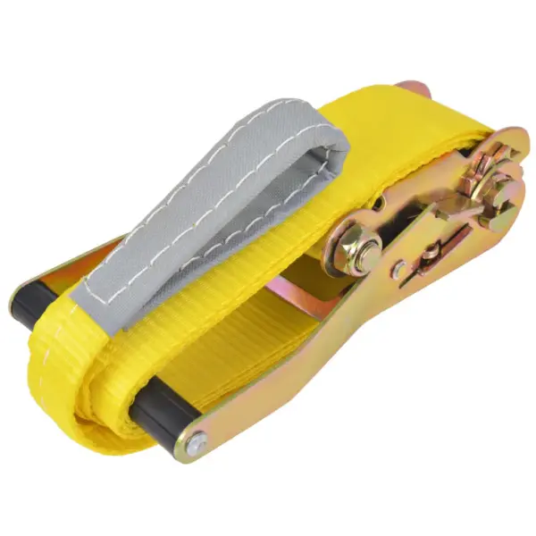 Slackline tasakaaluliin 15 m x 50 mm, 150 kg, kollane polüester – 5