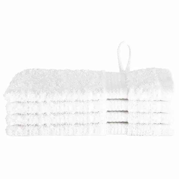 Külalisterätikute komplekt Solund, 4 tk, valge puuvill, 15 x 21 cm, 550 g/m² – 2