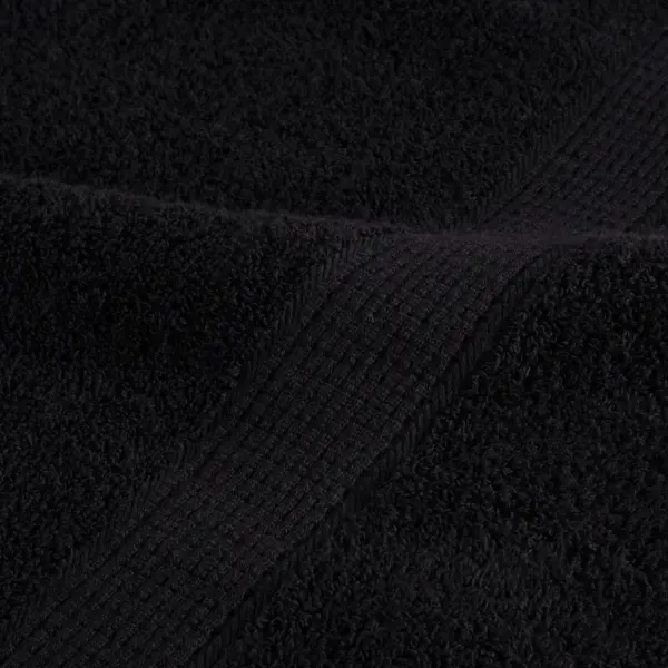 6-osaline rätikukomplekt SOLUND, must, 100% puuvill, 600 gsm – 6