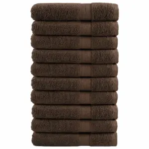 Saunalina SOLUND komplekt, 10 tk, pruun, 80 x 200 cm, 100% puuvill, 600 gsm