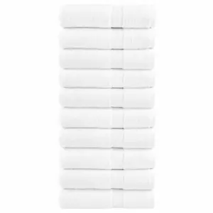 SOLUND saunalinade komplekt, 10 tk, valge, 100 x 150 cm, 100% puuvill, 600 gsm