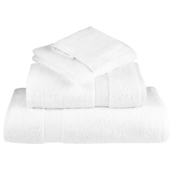 SOLUND valge rätikukomplekt, 10 tk, 100% puuvill, 600 gsm, 100 x 200 cm – 4