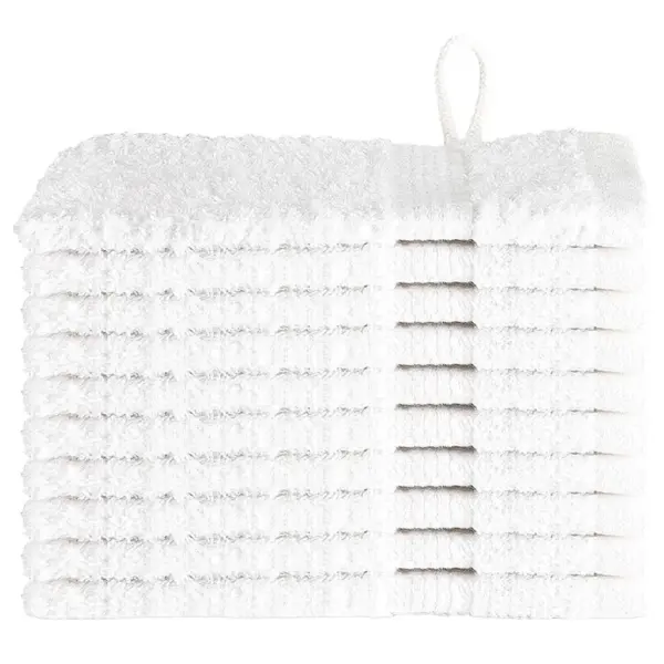 Valged Solund külaliste pesulapid, 10 tk, 100% puuvill, 15 x 21 cm, 550 g/m² – 2