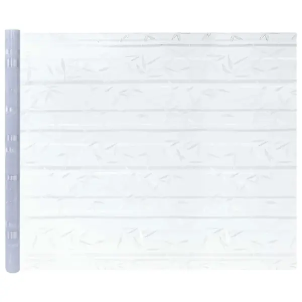 Staatiline aknakile bambuse mustriga, PVC, 45 x 500 cm – 5