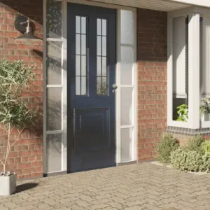 Staatiline jäätunud aknakile 3D vikerkaare mustriga, PVC, 90 x 500 cm