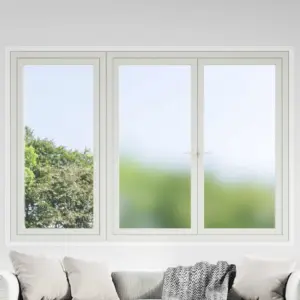 Staatiline matt aknakile privaatsuseks, jäähall PVC, 45 x 2000 cm