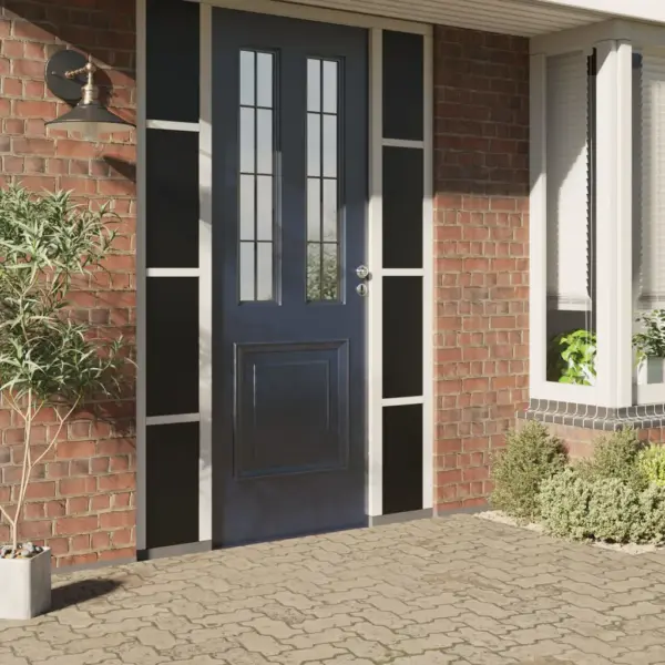 Staatiline must jäätunud aknakile PVC-st, 60 x 1000 cm – 2