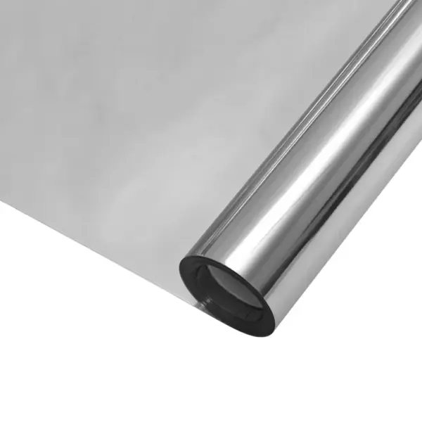 Staatiline peegeldav päikesekile akendele, hõbedane, 45 x 2000 cm – 2