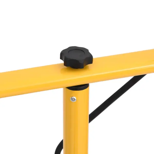 Statiiviga LED töövalgusti, 2 x 50 W, soe valge, must-kollane – 5