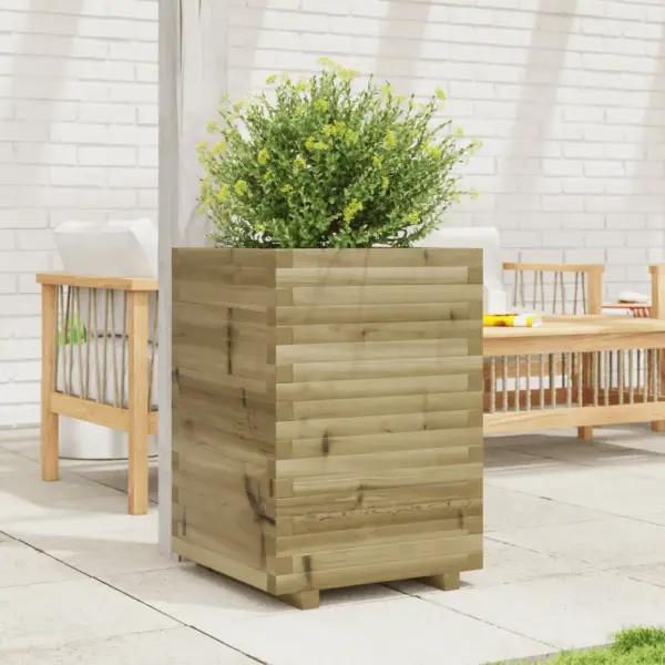 Aia taimekast survetöötlusega männipuidust, pruun, 50 x 50 x 72 cm – 3