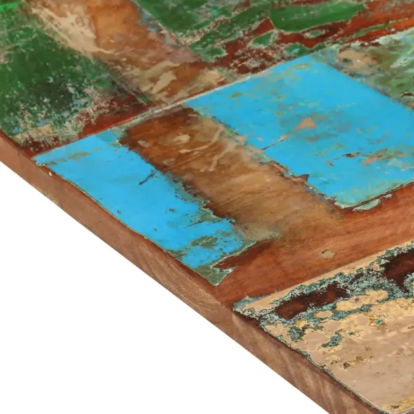 Ristkülikukujuline taaskasutatud puidust lauaplaat, 90 x 60 cm, paksus 25–27 mm – 8