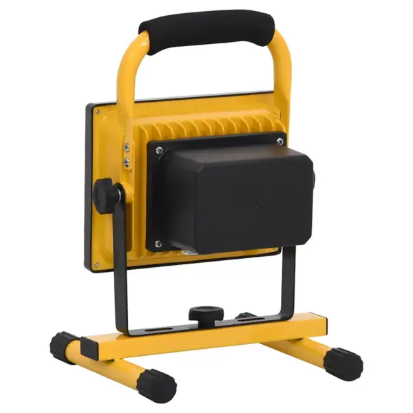 Taaslaetav LED-prožektor käepidemega, 30 W, 1500 lm, külm valge, must-kollane – 8