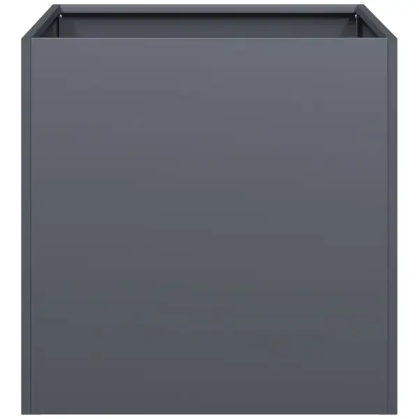 Taimekast avatud põhjaga, antratsiithall külmvaltsitud teras, 40 x 40 x 40 cm – 4