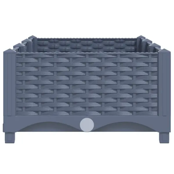 Polüpropüleenist taimekast, sinakashall, 120 x 40 x 23 cm – 4