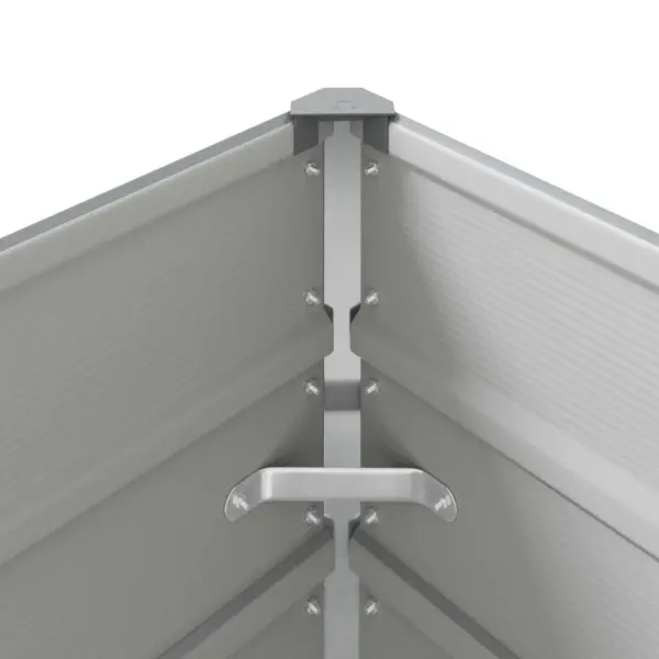 Helehall tsingitud terasest taimekast 580 x 100 x 45 cm – 8