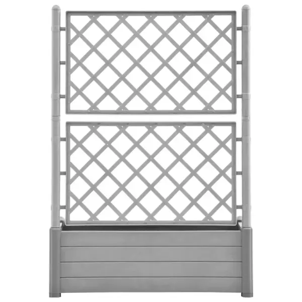 Kivihall taimekast võrega, 90 l, PP, 100 x 43 x 142 cm – 4