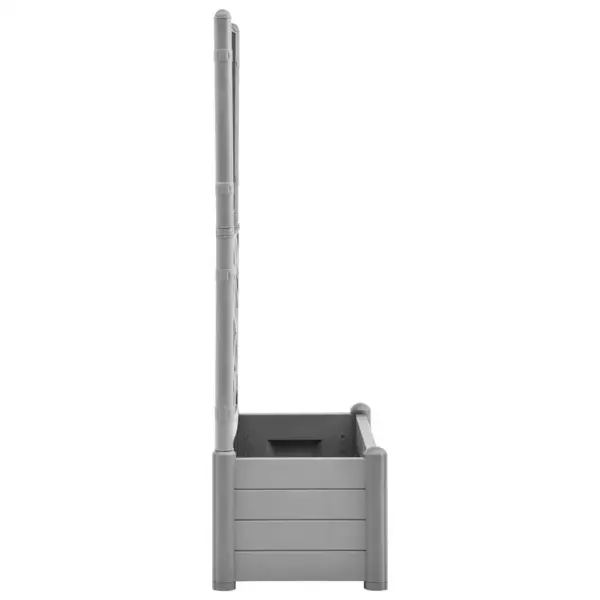 Kivihall taimekast võrega, 90 l, PP, 100 x 43 x 142 cm – 5