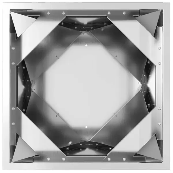 Hõbedased tsinkterasest taimekastid, 2 tk, 50 x 50 x 75 cm – 7