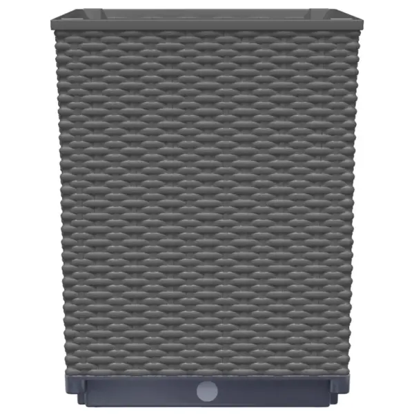 Mustad polüpropüleenist taimekastid, 4 tk, 30 x 30 x 37 cm – 6