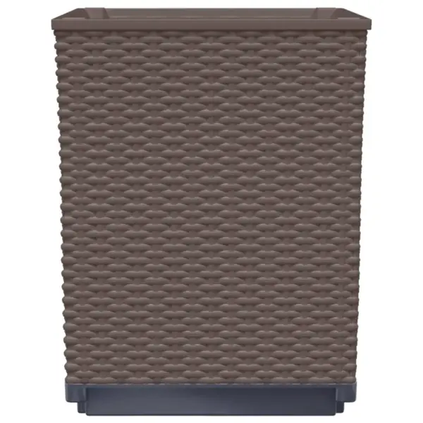 Taimekastid 4 tk, pruun, 30 x 30 x 37 cm, polüpropüleen – 5