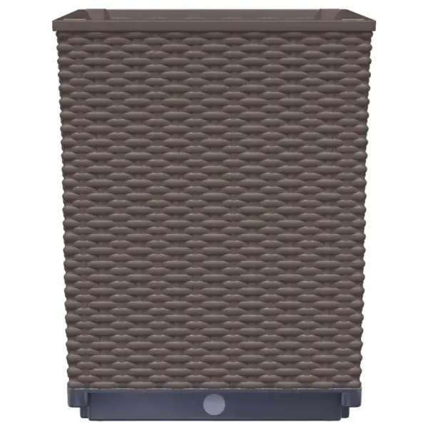 Taimekastid 4 tk, pruun, 30 x 30 x 37 cm, polüpropüleen – 6