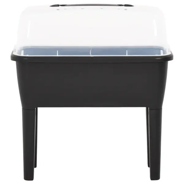 Taimelava läbipaistva kaanega, antratsiithall, 52 l, 77 x 38,7 x 82 cm – 2