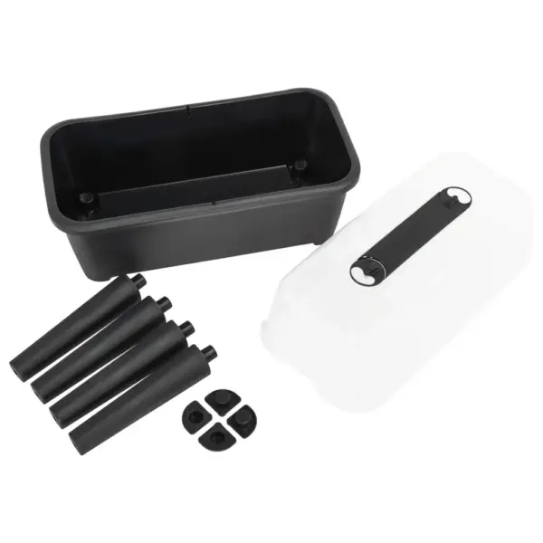 Taimelava läbipaistva kaanega, antratsiithall, 52 l, 77 x 38,7 x 82 cm – 8