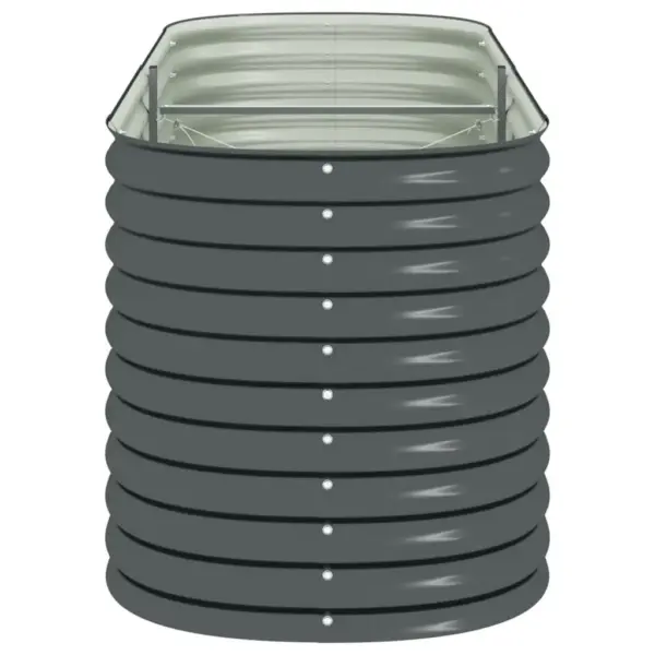 Tsingitud terasest taimelava, hall, 240 x 80 x 81 cm – 6