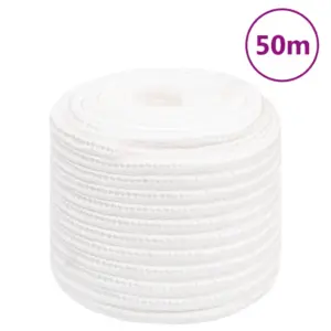 Polüpropüleenist paadiköis, täisvalge, 18 mm, 50 m