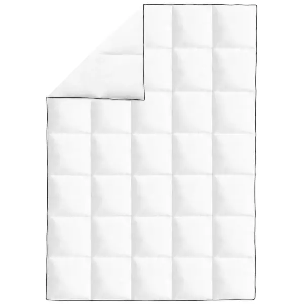 Talvine suletekk pardisulgedega, 2 tk, valge mikrofiiber, 155 x 220 cm – 2