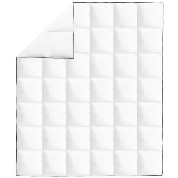 Talvine suletekk pardisulgedest ja udusulgedest, valge, 200 x 220 cm – 2