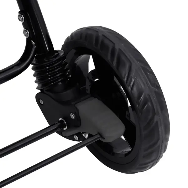 Kokkupandav tandem jalutuskäru kaksikutele, tumehall/must, teras ja lina – 9