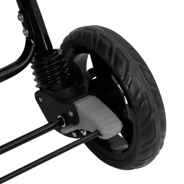 Tandem kaksikute jalutuskäru, helehall-must, teras ja lina, kokkupandav – 9